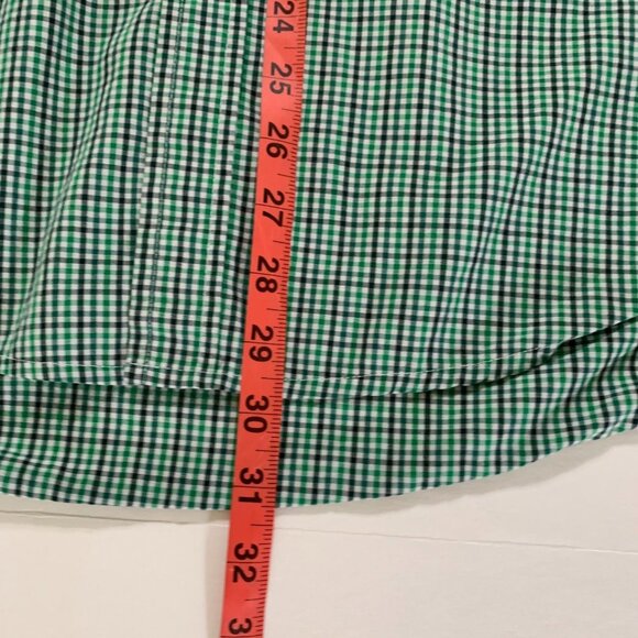 U.S. Polo Assn Men's Green Blue Plaid Button Down Size Large - Picture 9 of 14